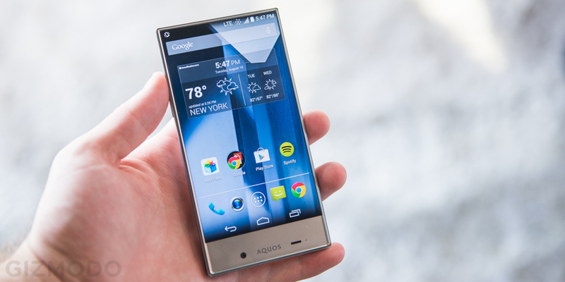 Illustration for article titled Sharp Aquos Crystal Hands On: No Bezel, All Beauty